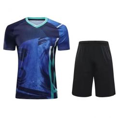2 Sets Mens Comfortable Sportswear Badminton Jersey