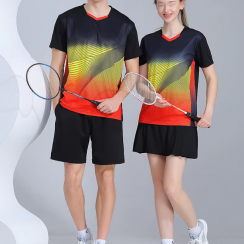 3 Sets Full Sublimation Badminton Shirts Shorts Skirts